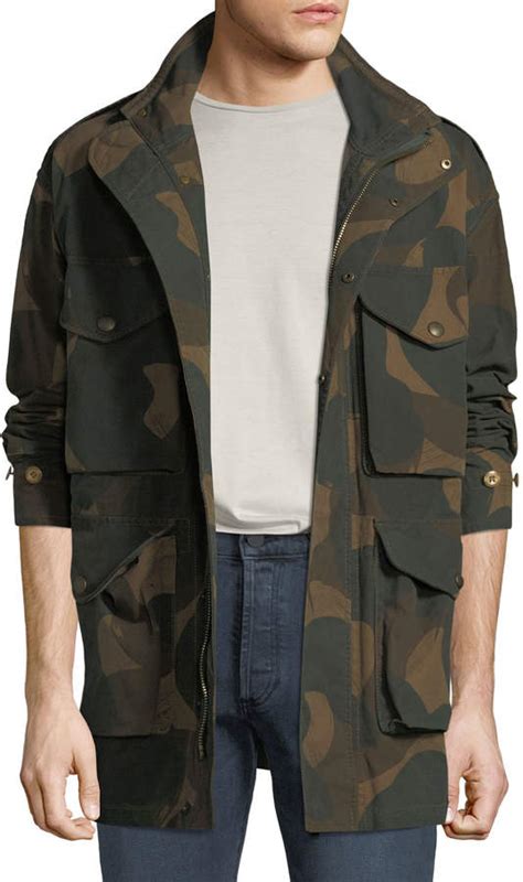 burberry men's camo field jacket|burberry jacket cost.